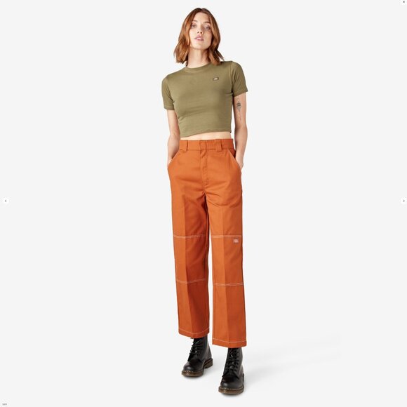 Dickies Pants - NWT DICKIES Women’s Relaxed Fit Double Knee Pants In Color GingerBread Brown